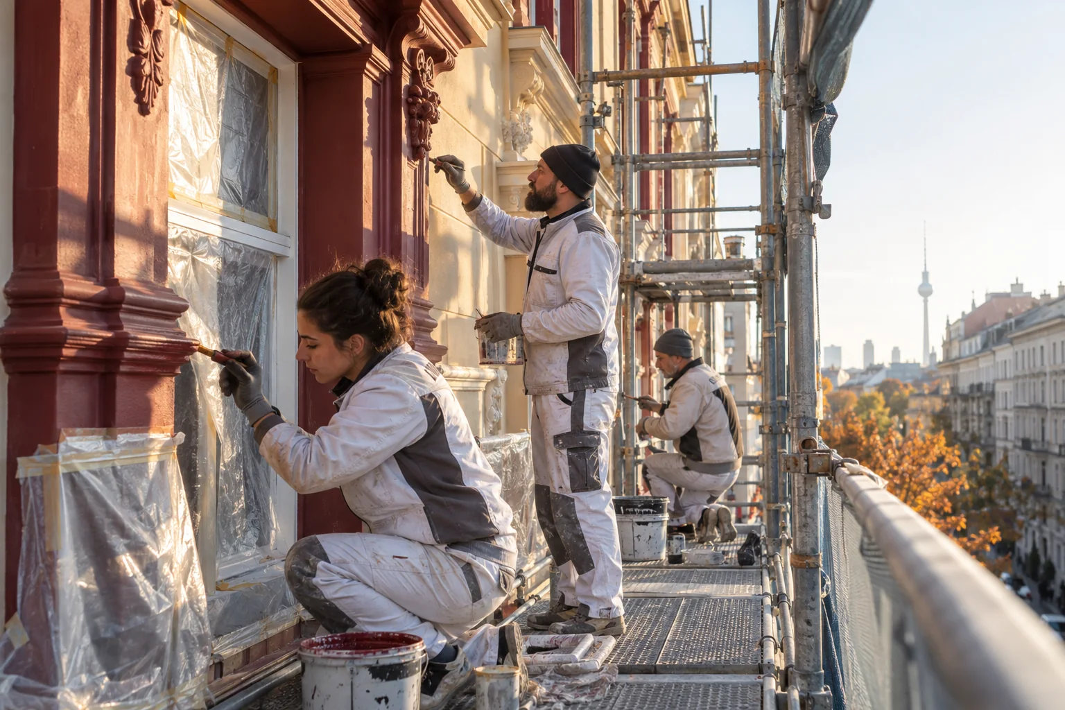 Sanierung einer historischen Berliner Fassade